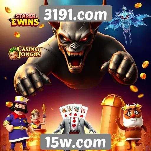 Visão geral dos jogos disponíveis no site 3191.com